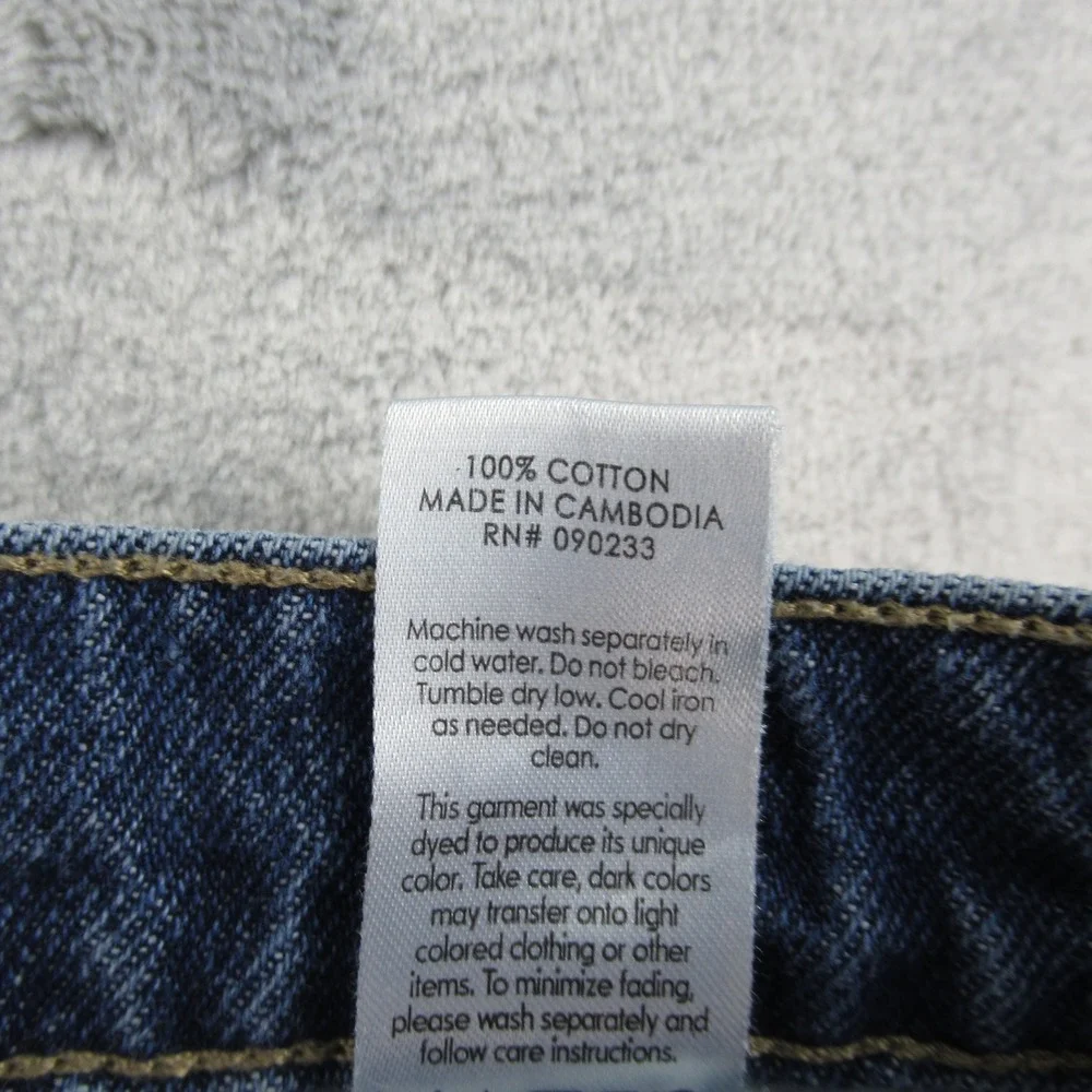 PacSun Extreme Jort Women 29 Blue Denim Baggy Skater Shorts 100% Cotton RN090233